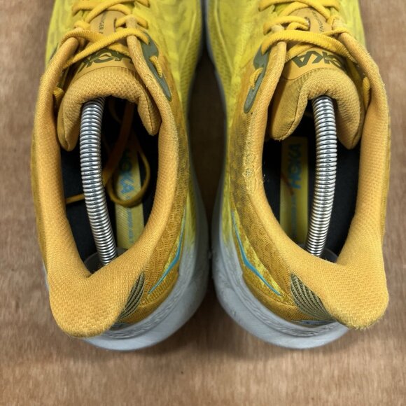 Hoka One One Challenger ATR 7 Mens 11.5 Shoes Yellow Trail Running Sneaker - Picture 6 of 10